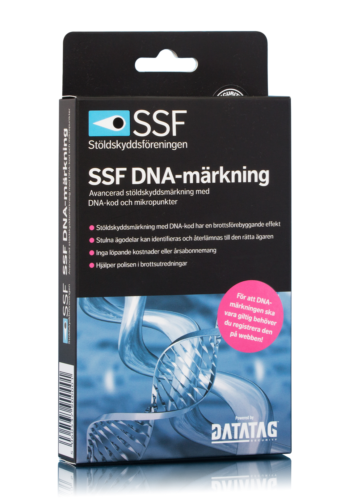 SSF DNA-märkning –<br>40 kr rabatt