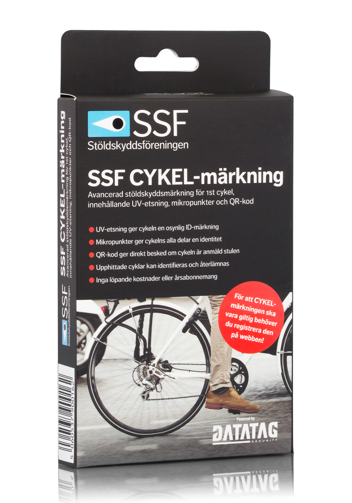 SSF Cykel-märkning –<br>40 kr rabatt