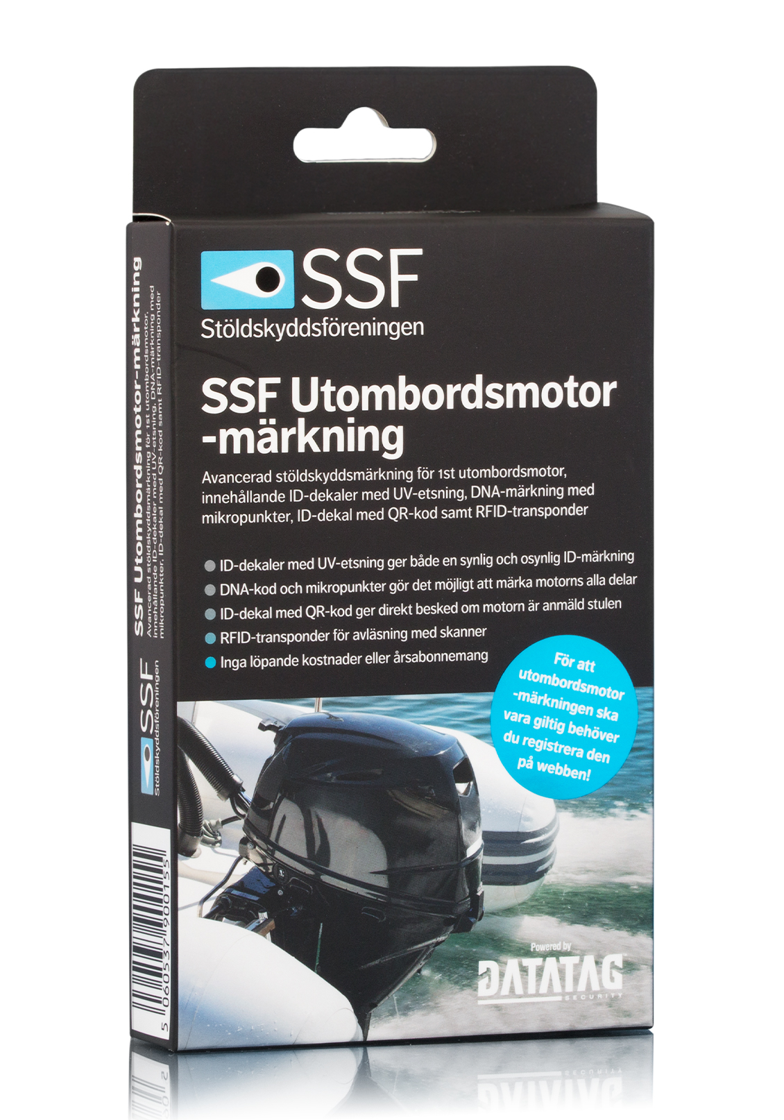 SSF Utombordsmotor-märkning – 50 kr rabatt